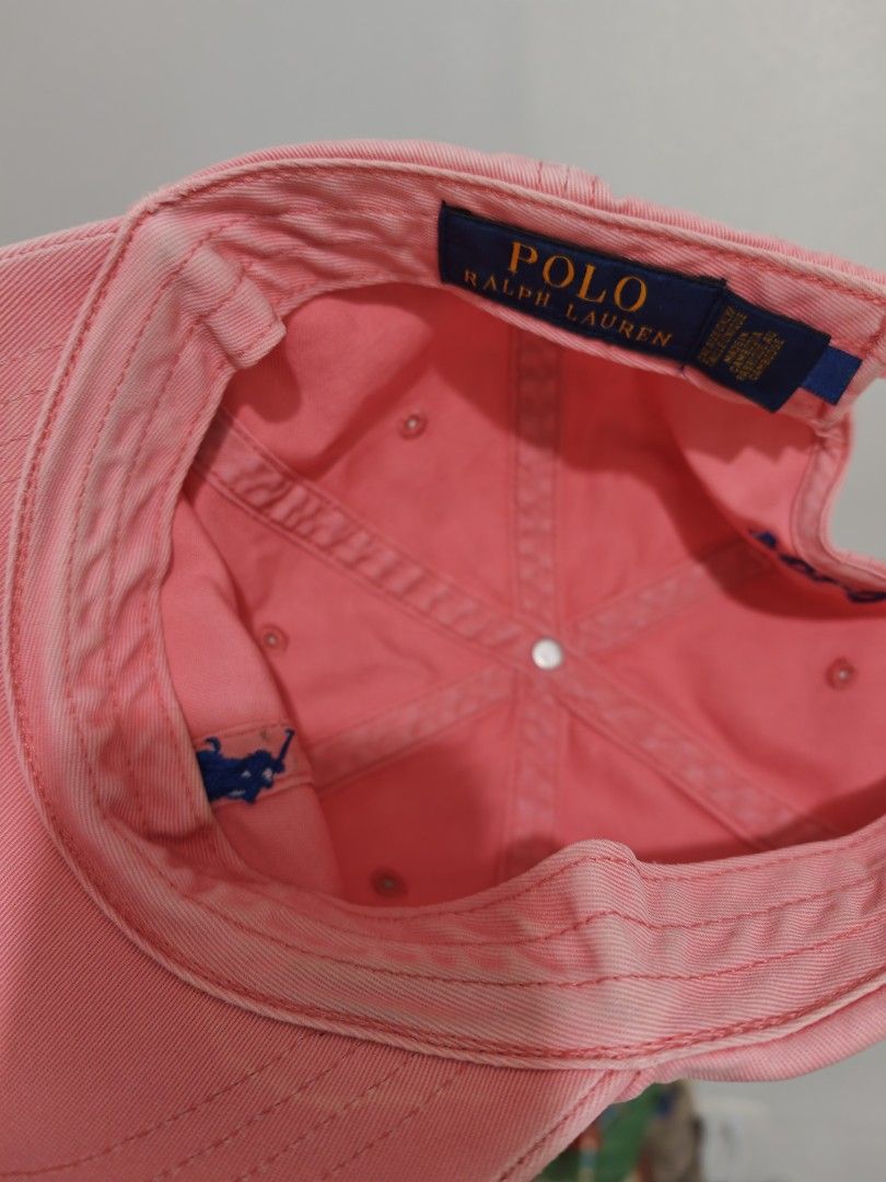 Ralph Lauren Polo Cap (Category: Caps & Hats) located in Quezon City. Submitted by oldsoulv1 (Listing ID 1464377229, Image 2). Description: Feel free to ask for more pics so you can legit check. 1k + SF issues: parang washed and may white stain sa buckle. Quezon City📍.