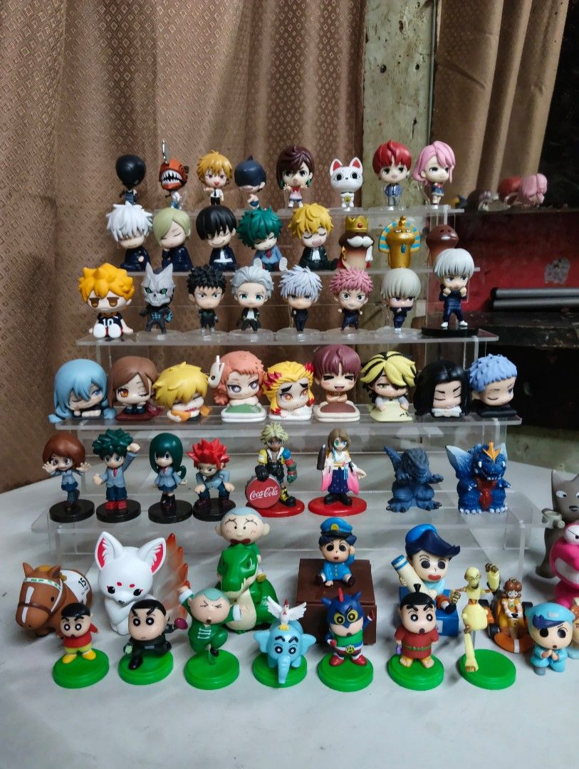 RANDOM ANIK ANIK FIGURES (Category: Figurines & Statues) located in Manila. Submitted by dahdaaa (Listing ID 1464469478, Image 1). Description: ↛ Condition: Loose condition (no issues) ↛ can provide any proofs ↛ MOP: Cash/Gcash ↛ MOD: LBC, Lalamove, J&T or Pick up ↛ MEET UP: SM Sta.Mesa/Quiapo Church/Savemore Nagtahan/Vicente Cruz, España Blvd ↛ LOC: Sampaloc/Quiapo, Manila.
