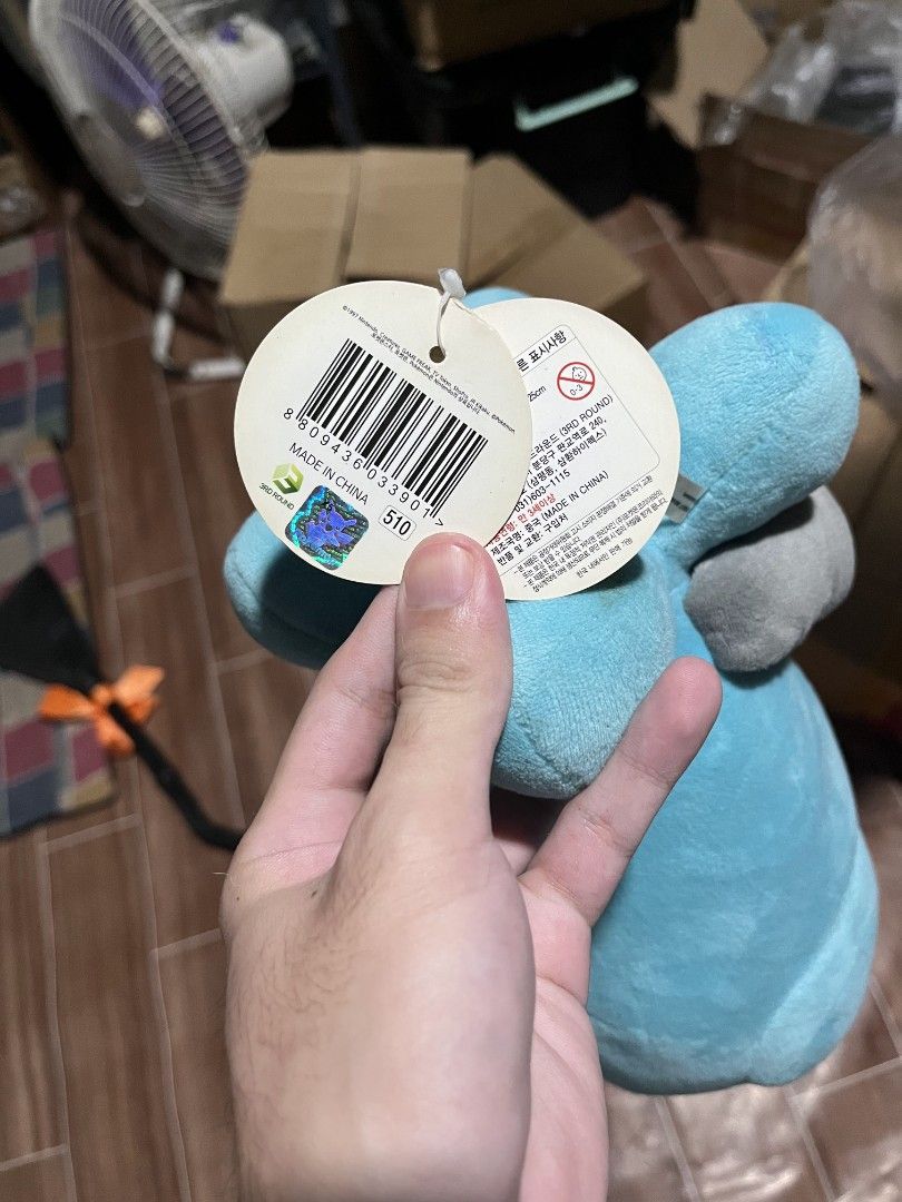 RARE - Pokemon: Wobbuffet Plush (Licensed by Third Round) (Category: Plushies & Soft Toys) located in Cavite. Submitted by vj_mp (Listing ID 1464484954, Image 3). Description: - Adorable Wobbuffet plush toy - Ideal gift for any Pokemon enthusiast - 20 cm tall - complete tags -need wash.