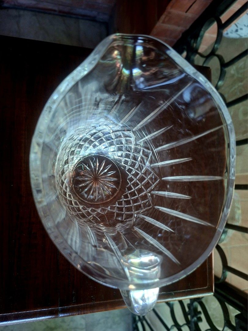 Authentic RCR Italian Crystal "Opera" Water/Beverage Pitcher (1.2 L) (Category: Pitchers & Dispensers) located in Las Pinas. Submitted by jneet (Listing ID 1464408557, Image 3). Description: - Authentic vintage RCR Cristalliera Italiana crystal pitcher / jug in the iconic "Opera" pattern. - Excellent vintage condition with no chips, cracks, or fogging. Original stickers no longer present due to gentle cleaning, but verified authentic by mold desi