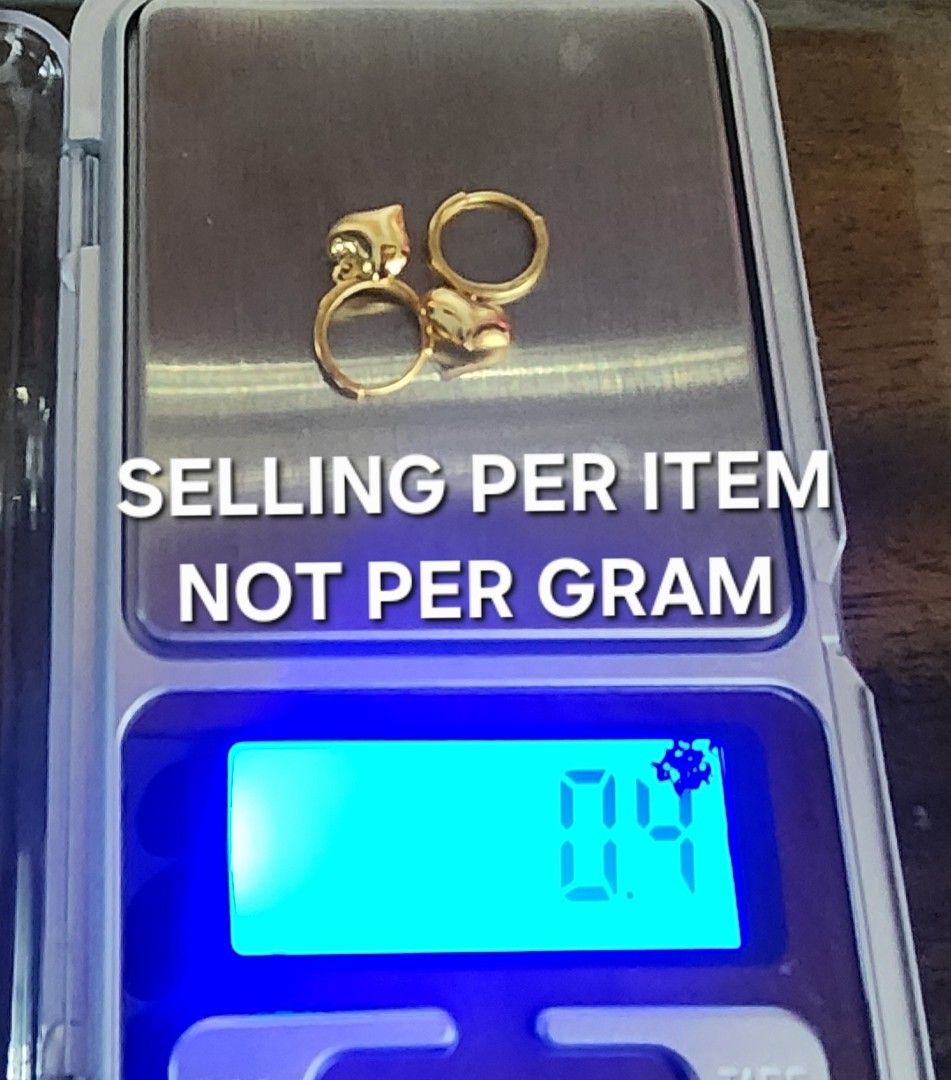 REAL 18K SAUDI GOLD EARRINGS (Category: Earrings) located in Manila. Submitted by chrinathalie (Listing ID 1464556224, Image 3). Description: REAL GOLD PAWNABLE SELLING PER ITEM AND NOT PER GRAM.