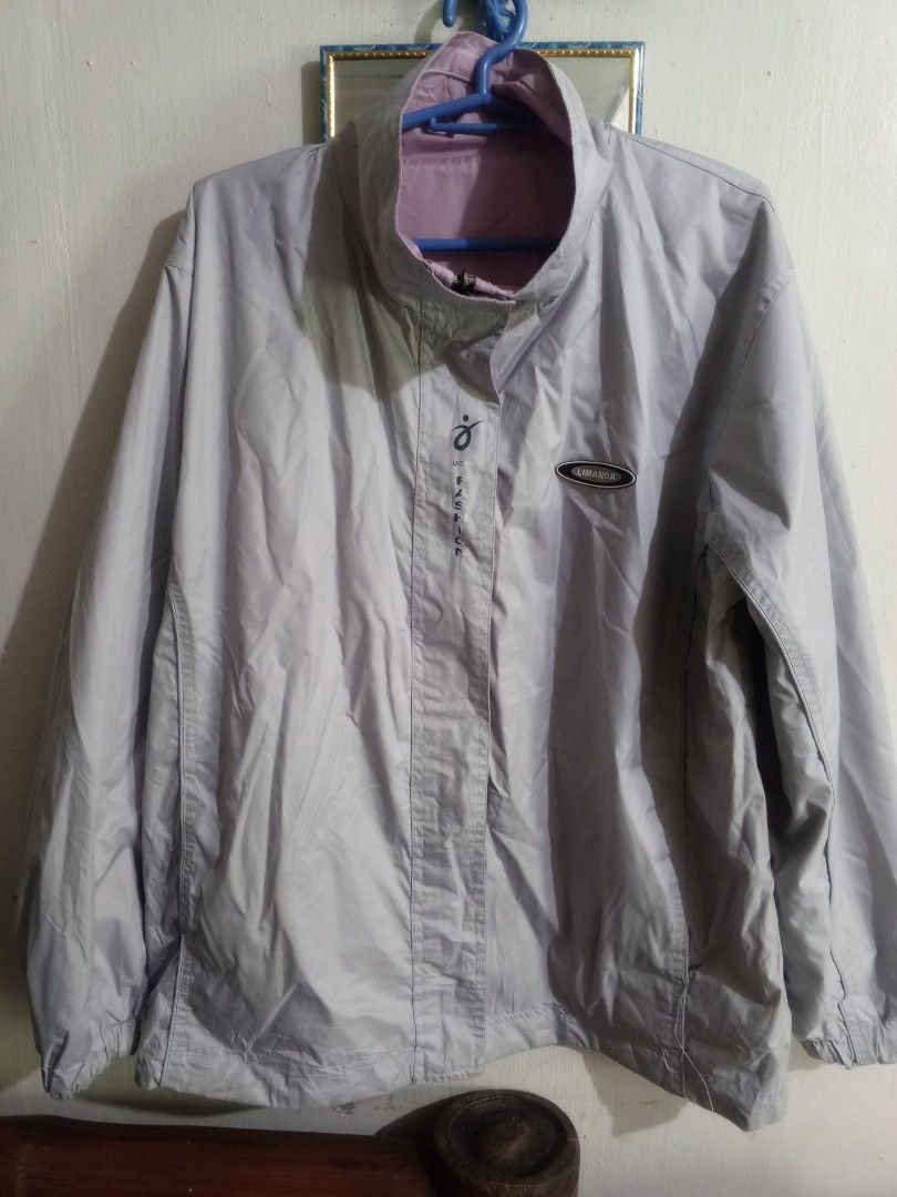 Reversible Jacket (Free Shipping) (Category: Coats, Jackets and Outerwear) located in Mabalacat. Submitted by alengmaliit (Listing ID 1464393717, Image 1). Description: Can fit L-XL women Reversible jacket pink and gray.