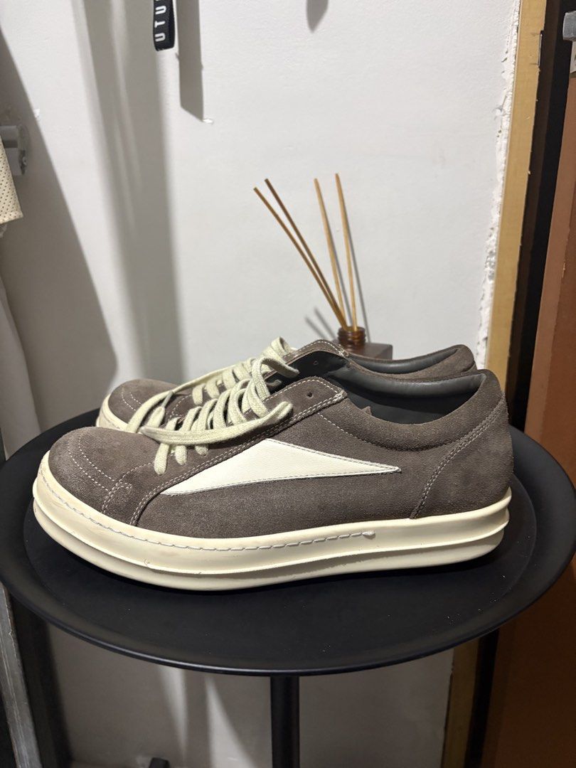 RICK OWENS MAIN LINE LEATHER VANS BROWN (Category: Sneakers & Footwear) located in Naga. Submitted by sislovesme (Listing ID 1464470934, Image 2). Description: •9/10 CONDITION •NO MAJOR FLAWS •MINOR SIGN OF USE •SIZE 42.