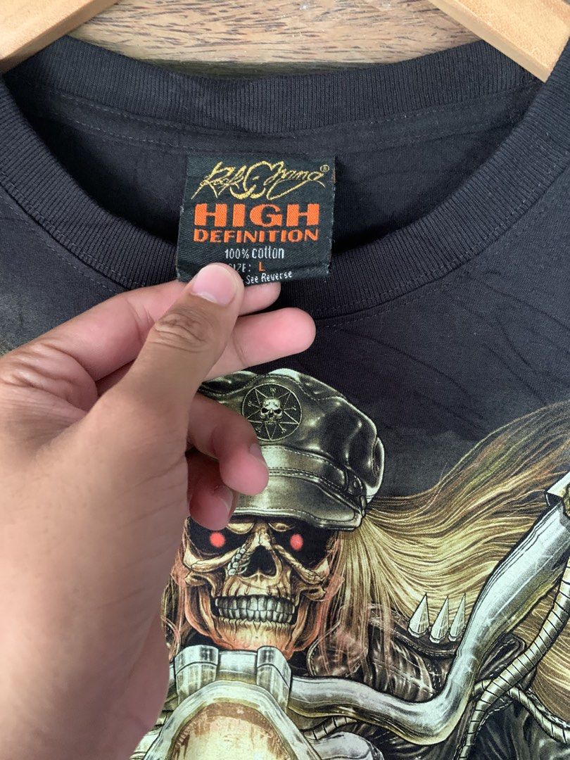 Rock Chang Hell Rider Glow in Dark (Category: Tshirts & Polo Shirts ) located in Cebu City. Submitted by team13ios (Listing ID 1464387169, Image 3). Description: Wts!! Rock Chang Hell Rider(glow in the dark) Size- Large W-21 L-28 Excellent Condition Issue- see photo 2 last( napunit2 minimal lang sa print) .