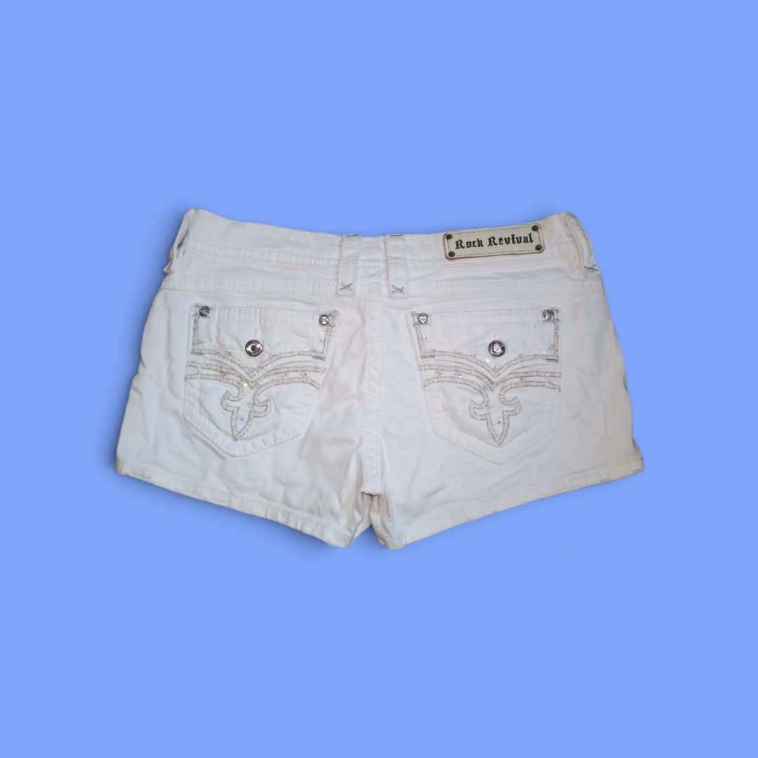 Rock Revival Short (Category: Shorts) located in Guihulngan. Submitted by johnjohndripgoods (Listing ID 1464366758, Image 2). Description: Rock Revival Short Size 28 On Tag Fits 33-34 Open For VC DM.