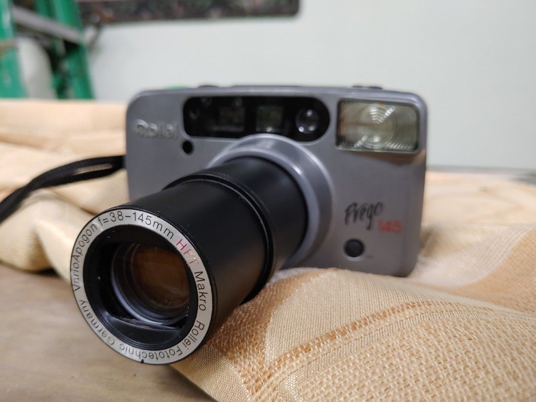 Rollei Prego 145 35mm Film Camera (Category: Cameras) located in Paranaque City. Submitted by AgentSnapCameras (Listing ID 1464458222, Image 3). Description: Excellent working condition No issues Powered by two CR2 batteries (included) Includes case.