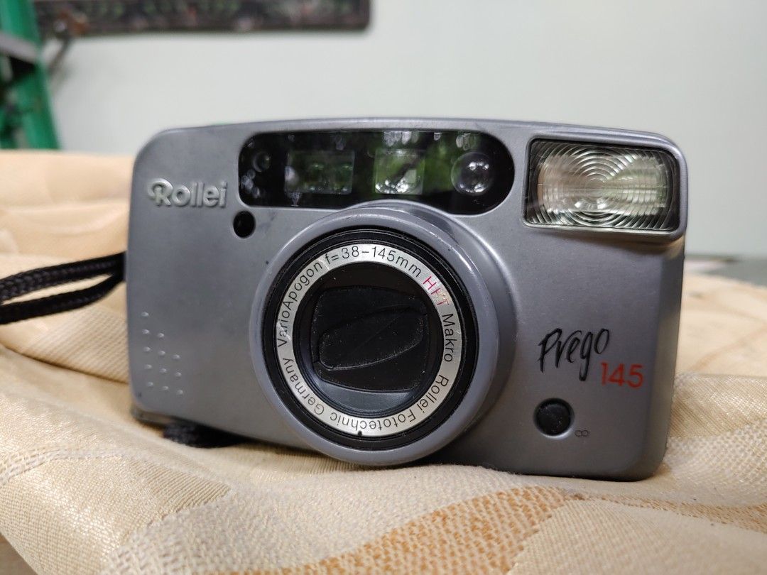 Rollei Prego 145 35mm Film Camera (Category: Cameras) located in Paranaque City. Submitted by AgentSnapCameras (Listing ID 1464458222, Image 2). Description: Excellent working condition No issues Powered by two CR2 batteries (included) Includes case.