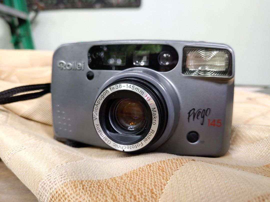 Rollei Prego 145 35mm Film Camera (Category: Cameras) located in Paranaque City. Submitted by AgentSnapCameras (Listing ID 1464458222, Image 1). Description: Excellent working condition No issues Powered by two CR2 batteries (included) Includes case.