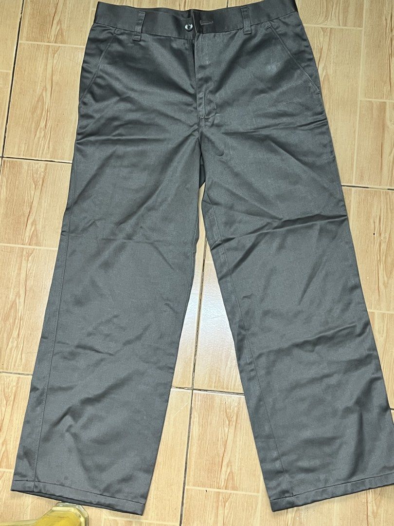 Roller Grey Work Pants - 30 Waist (Category: Trousers) located in Marikina City. Submitted by julmograsell (Listing ID 1464485339, Image 1). Description: - Brand: Roller - Color: Grey - Size: Waist 30 inches / 75 cm - Fit: Straight leg - Closure: Button and zip front - Pockets: Two side, two back - Ideal for: Everyday wear or work.