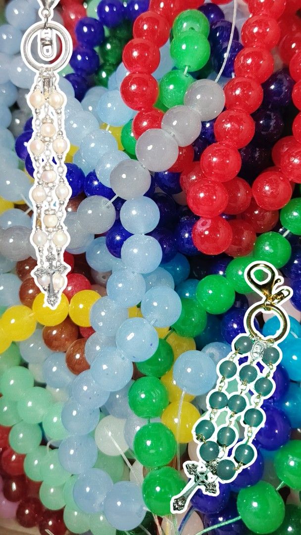 Rosary Bag Charms - Customizable Bead Colors (Category: Charms) located in Pasig City. Submitted by cetleo (Listing ID 1464450281, Image 2). Description: - Carry your faith with beautiful rosary bag charms. - Choose from a variety of bead colors. - Each charm includes a gift box. - Ideal for personal use or thoughtful gifting. - Message to order and discuss custom designs. - Payment is settled after you receive your charm..