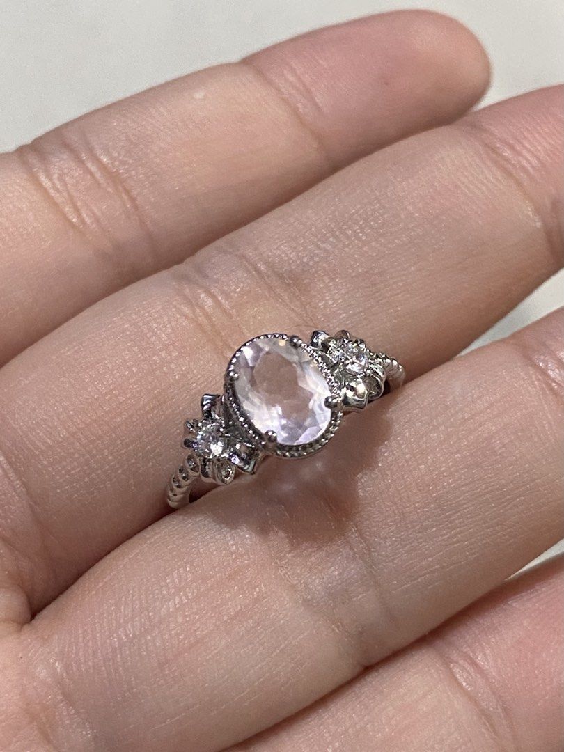Rose quartz ring (Category: Rings) located in Quezon City. Submitted by vchristineandrea (Listing ID 1464415178, Image 1). Description: Rose quartz is best known as the stone of unconditional love, emotional healing, and compassion. -Silver plated -Adjustable ring.