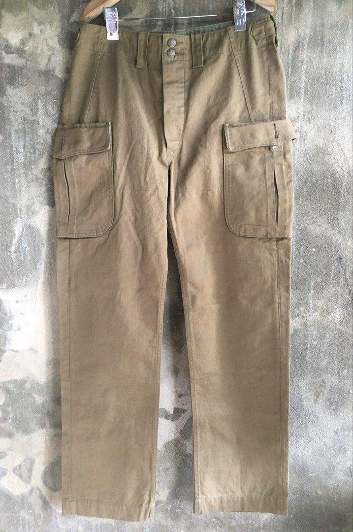 RRL Utility Military Pants Ralph Lauren (Category: Trousers) located in Cebu City. Submitted by etnaner (Listing ID 1464563521, Image 2). Description: RRL Utility Military Pants Size: 32W on tag Wool material Good as new Details posted .