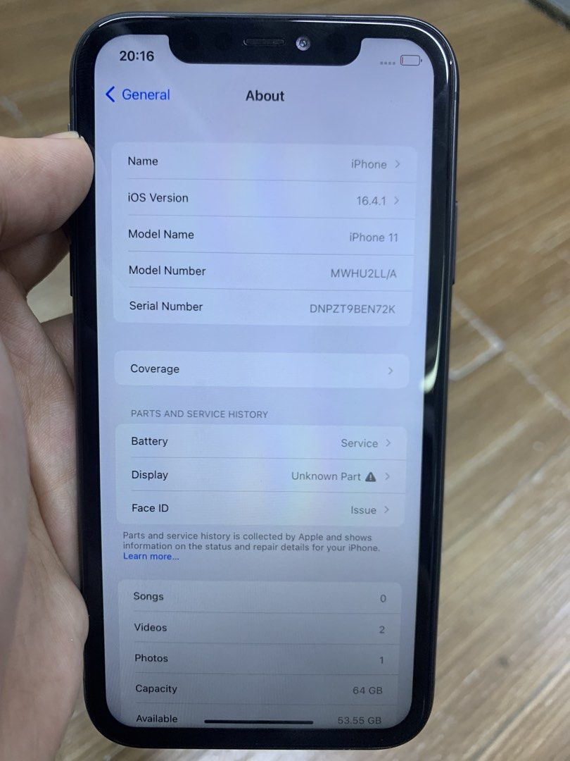 Rush Sale iPhone 11 64gb wifi use (Category: iPhone 11 Series) located in San Juan City. Submitted by spartan_222004 (Listing ID 1464433121, Image 2). Description: 𝐈𝐏𝐇𝐎𝐍𝐄 𝟏𝟏 𝟔𝟒𝐆𝐁 — ₱𝟓,𝟎𝟎𝟎 𝐖𝐈𝐅𝐈 𝐔𝐒𝐄 𝐎𝐍𝐋𝐘 𝐅𝐀𝐂𝐄 𝐈𝐃 — 𝐍𝐎𝐓 𝐖𝐎𝐑𝐊𝐈𝐍𝐆 𝐁𝐀𝐓𝐓𝐄𝐑𝐘 𝐇𝐄𝐀𝐋𝐓𝐇 — 𝟕𝟗% 𝐑𝐄𝐀𝐃𝐘 𝐅𝐎𝐑 𝐃𝐀𝐈𝐋𝐘 𝐔𝐒𝐄 𝐂𝐋𝐄𝐀𝐍 𝐀𝐍𝐃 𝐖𝐎𝐑𝐊𝐈𝐍𝐆 𝐏𝐄𝐑𝐅𝐎𝐑𝐌𝐀𝐍𝐂𝐄 💰 𝐏𝐑𝐈𝐂𝐄: ₱𝟓,𝟎𝟎𝟎 𝐎𝐍𝐋𝐘 📍 𝐁𝐑𝐆𝐘 𝟖𝟐𝟖, 