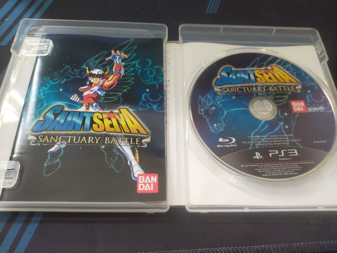 Saintseiya Sanctuary Battle (Category: PlayStation) located in Manila. Submitted by avaritiahobbyshop (Listing ID 1464568587, Image 2). Description: ps3 game wysiwyg! tested and working! can be shipped nationwide via LBC COP! if you prefer lalamove have the driver pay for it and you book it! NO REFUNDS..