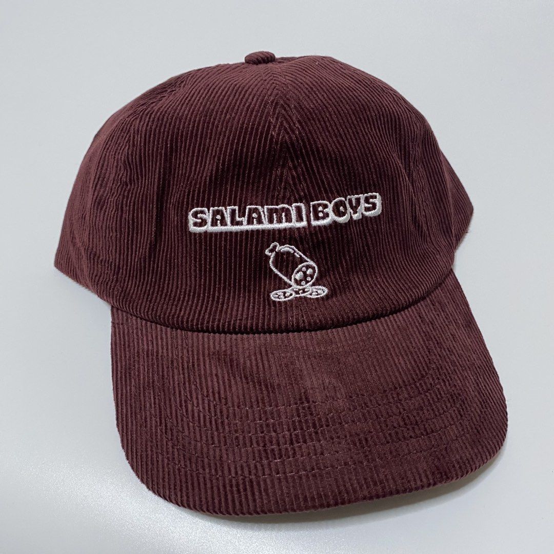 salami boys corduroy hat (Category: Caps & Hats) located in Quezon City. Submitted by hatlocker (Listing ID 1464360966, Image 1). Description: 700 shipped dm.