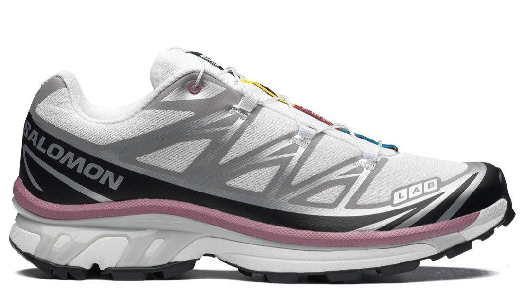 Salomon XT-6 White/Dusky Orchid - PREORDER (Category: Sneakers) located in Santa Rosa. Submitted by miqboutique (Listing ID 1464362773, Image 2). Description: Preorder✨ Salomon XT-6 White/Dusky Orchid 22.5CM to 29CM *no 24 26.5 27.5 28cm ₱11,399 + SF • ETA 3 wks • 3K DP required • Guaranteed Original Fb page: Miq's Boutique.