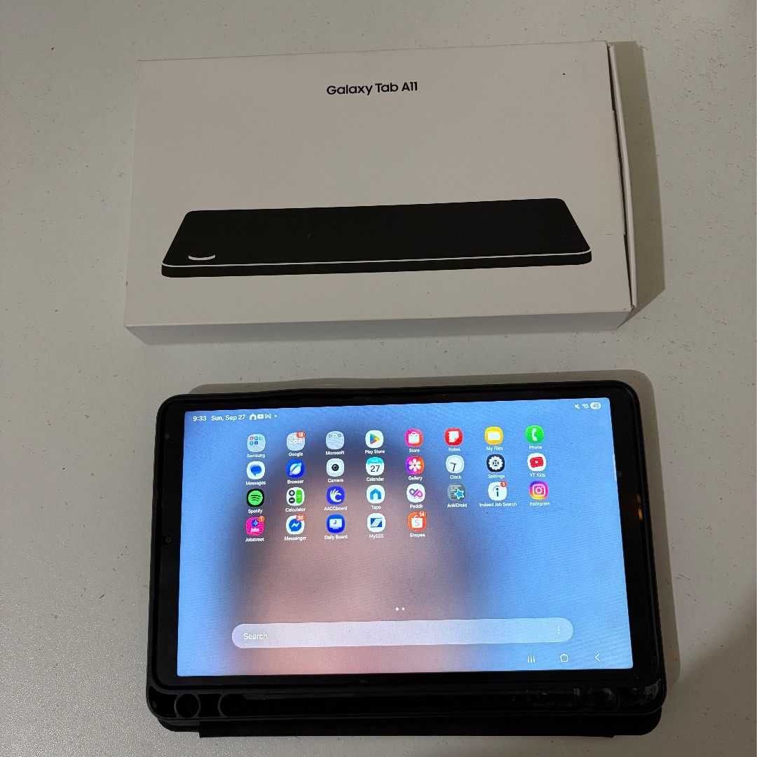 Samsung A11 Wifi (Category: Android) located in Lucena. Submitted by minimal_decluttering (Listing ID 1464529377, Image 2). Description: Onhand 4 months old With cord and box Rfs: so hard to use for online review classes Lady owned.