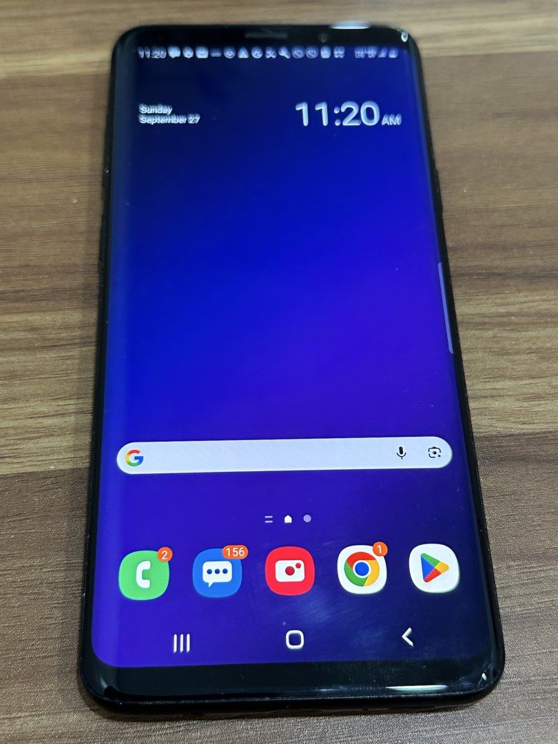 Samsung Galaxy S9 Plus (Category: Samsung) located in Manila. Submitted by sandin2121 (Listing ID 1464378285, Image 2). Description: Samsung Galaxy S9 (Open Line) Prestine condition Black series No issue 64gb Memory slot available PHP40000 .