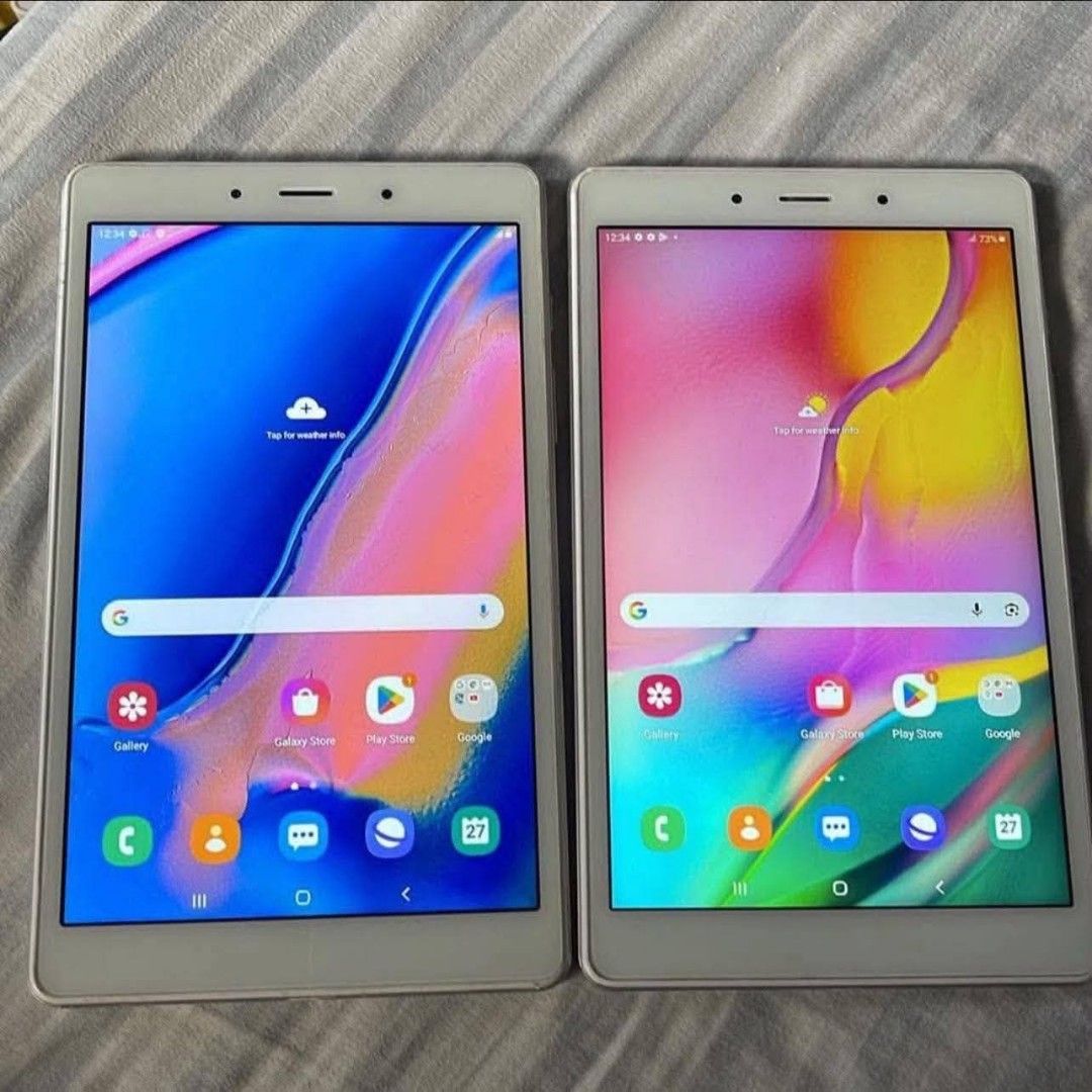 Samsung Tab A T295 with sim slot (Category: Android) located in Quezon City. Submitted by samsunggadgethub (Listing ID 1464569670, Image 1). Description: 100% Original 📌NTC approved ✅ P1,800❗️ P1,800❗️P1,800❗️ each Not buy 1 take 1❌ walang ganon 🌸SAMSUNG GALAXY TAB A T295🌸 2/32 gb Android 11 8 inches 5100mAh Battery With sim slot ✅ Wifi ✅ You can download Latest Apps ✅ Not Fake Storage ✅❗️ Pick up : kabatuhan brgy 168 Deparo North Caloocan Del