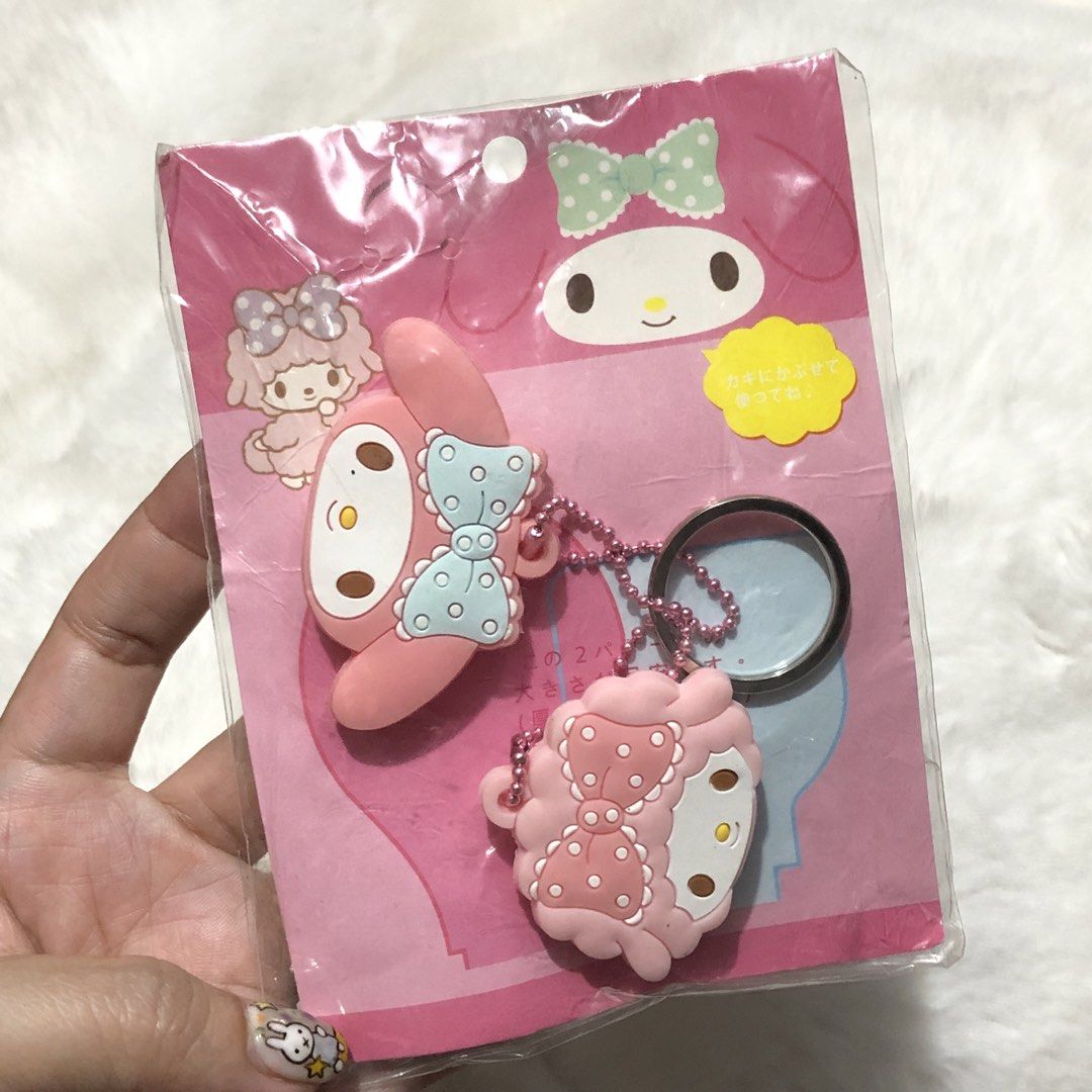 Sanrio My Melody Key Cover Keychains (Category: Other Stationery & Craft) located in Quezon City. Submitted by kitsune.treasures (Listing ID 1464481242, Image 2). Description: *First to pay policy! *1 day reservation only. Failure to pay on time, auto cancel. 📍Quezon City * MOD: J&T | Lalamove * MOP: GCASH | BPI 📦ON HAND AND READY TO SHIP! CONDITION: WHAT YOU SEE IS WHAT YOU GET. Dimensions: Kindly check the photos for the actual measurements. 
