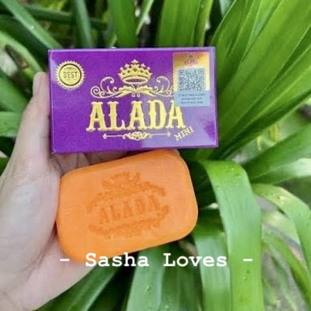 Sasha Loves - Bangkok Alada Soap (Category: Bath) located in Muntinlupa City. Submitted by sashaloves (Listing ID 1464534985, Image 3). Description: Sasha Loves - Bangkok Alada Soap Original from Thailand Available in full and mini sizes Full size: 160 grams Mini size: 80 grams Helps to whiten the skin, eliminate scars, & minimize dark spots Eliminates dead skin cells, nourishes the skin How to use: For body - wash and leave for 3-5 minutes then 