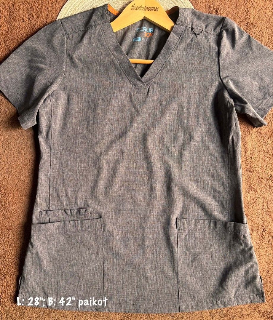 Scrub Joy Scrub Top Graphite Gray Small-Medium (Category: Activewear) located in Quezon City. Submitted by theentreprenurse (Listing ID 1464439770, Image 1). Description: 𝘼𝙐𝙏𝙊 𝙋𝘼𝙎𝙎 𝙏𝙊 𝙇𝙊𝙒 𝘽𝘼𝙇𝙇𝙀𝙍𝙎 📣 ʙʀᴀɴᴅ: Scrub Joy ꜱɪᴢᴇ: Small-Med Dimes: 28" X 42" ᴍᴏᴘ: ɢᴄᴀꜱʜ *ang ganda ng tela po. Stretchy sya. ꜱʜɪᴘᴘɪɴɢ 🛒 (NO RUSH. I'm a working momma :) ) ▪︎ꜰʟᴀꜱʜ ᴇxᴘʀᴇꜱꜱ | J&T ▪︎ʟᴀʟᴀᴍᴏᴠᴇ|ɢʀᴀʙ ~ 𝚃𝚑𝚎𝚜𝚎 𝚌𝚕𝚘𝚝𝚑𝚎𝚜 𝚊𝚛𝚎 𝚊𝚕𝚛𝚎𝚊𝚍�