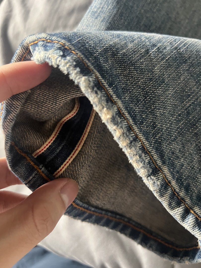 SELVEDGE JEANS (Category: Jeans) located in Antipolo. Submitted by vintagedon_ (Listing ID 1464364813, Image 3). Description: DIMES: 36W x 41L NO ISSUE.