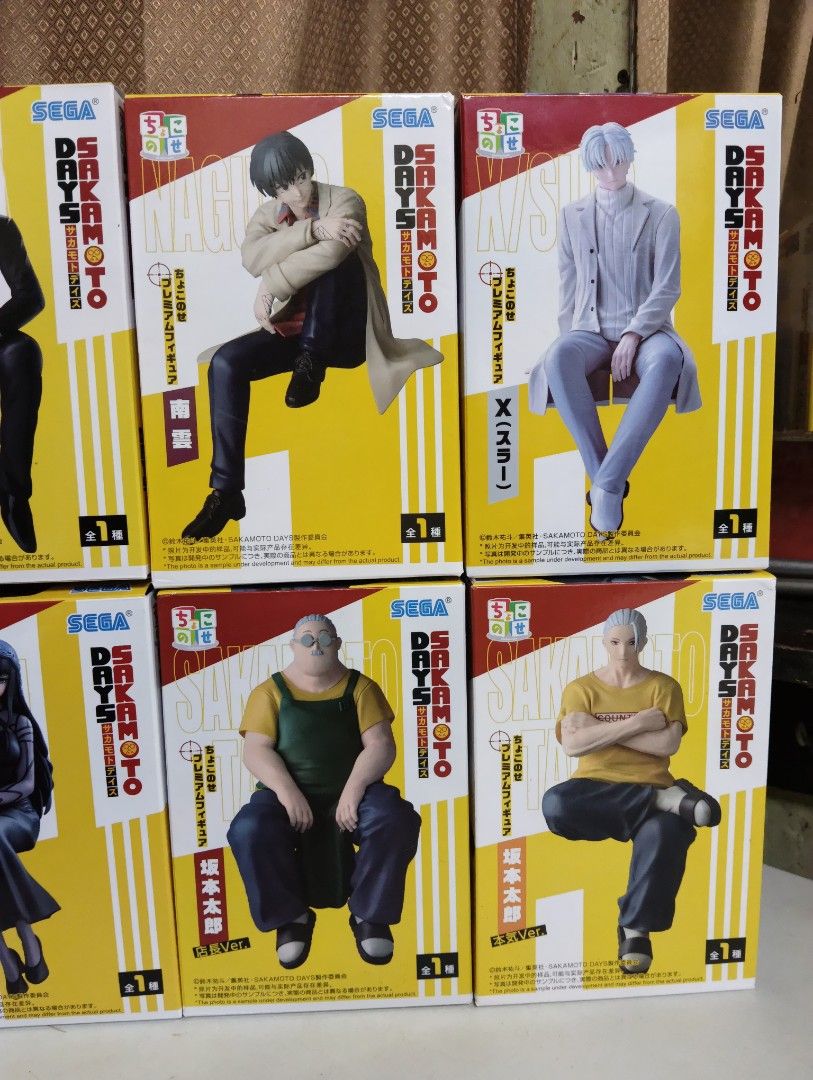 [SET] SAKAMOTO DAYS, SEGA CHOKONOSE THE ORDER (Category: Figurines & Statues) located in Manila. Submitted by dahdaaa (Listing ID 1464458759, Image 3). Description: ↛ Condition: Mint in Box (no clam/bb) ↛ can provide any proofs ↛ MOP: Cash/Gcash ↛ MOD: LBC, Lalamove, J&T or Pick up ↛ MEET UP: SM Sta.Mesa/Quiapo Church/Savemore Nagtahan/Vicente Cruz, España Blvd ↛ LOC: Sampaloc/Quiapo, Manila.