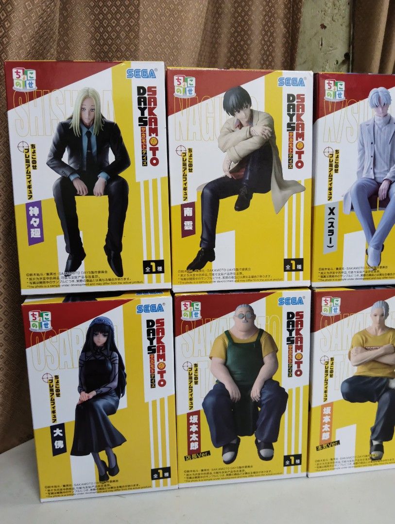 [SET] SAKAMOTO DAYS, SEGA CHOKONOSE THE ORDER (Category: Figurines & Statues) located in Manila. Submitted by dahdaaa (Listing ID 1464458759, Image 2). Description: ↛ Condition: Mint in Box (no clam/bb) ↛ can provide any proofs ↛ MOP: Cash/Gcash ↛ MOD: LBC, Lalamove, J&T or Pick up ↛ MEET UP: SM Sta.Mesa/Quiapo Church/Savemore Nagtahan/Vicente Cruz, España Blvd ↛ LOC: Sampaloc/Quiapo, Manila.
