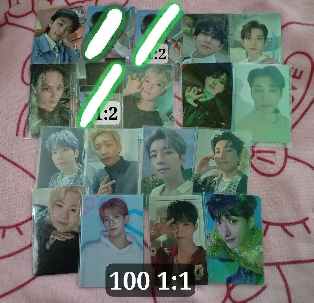 SEVENTEEN PCS QUIT COLLECTION (Category: K-Wave Merchandise) located in Manila. Submitted by alexabeatrix1 (Listing ID 1464488655, Image 1). Description: wts lfb svt pcs 50/100 ea - pasig loc: can sdd/j&t pls bilhin nio n.