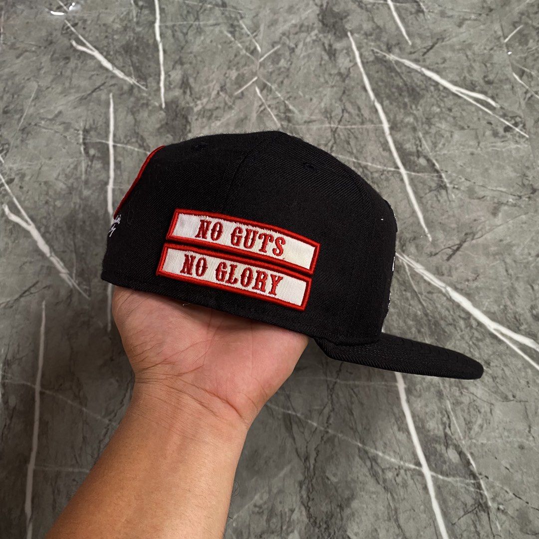 Sheen Triple Six x New Era (Category: Caps & Hats) located in Naga. Submitted by wanderingtreasures.ph1 (Listing ID 1464425227, Image 3). Description: Sheen Triple Six x New Era Fitted Cap Condition 9/10 Color rate 9.8/10 Authentic Embroidered designs Size 7 1/8 No issues php + sf 📩.