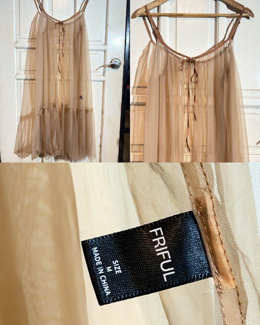 SHEIN FRIFUL ruffle hem mesh cami dress (Category: Dresses) located in Valenzuela. Submitted by julijulyxoxo (Listing ID 1464408041, Image 1). Description: where to find me: Facebook: Julianne Leigh (post is already up) Instagram: shop.loveandrelove (might post updates/items here too) MOP: maribank, gcash, maya MOD: J&T Express Item is unwashed. Please wash immediately before wearing!.