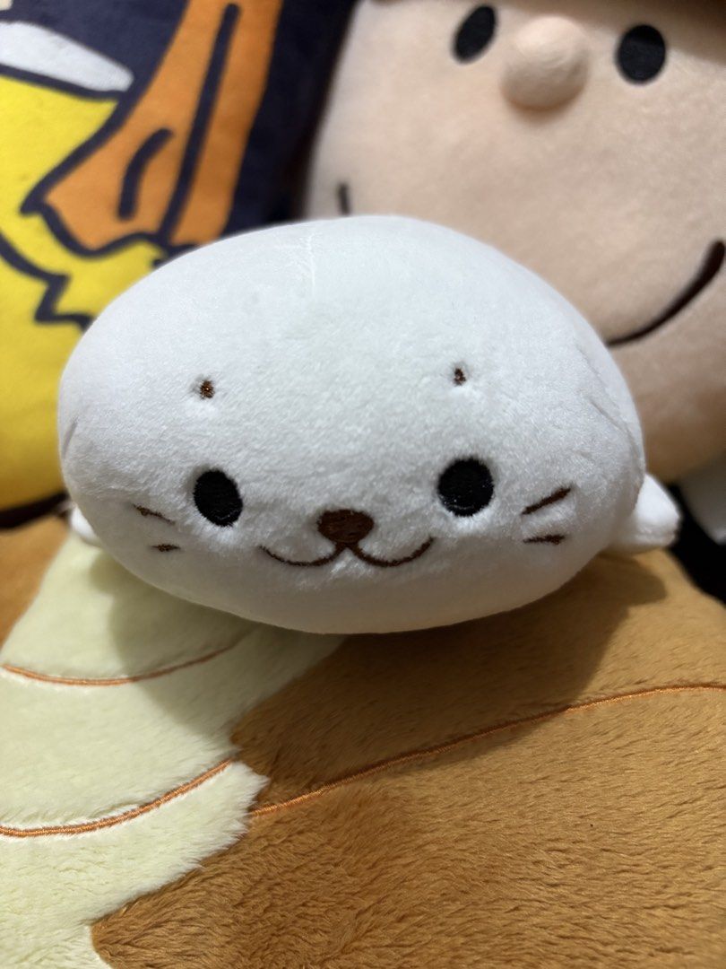 Shirokuma Seal Plush Toy - Sirotan (Category: Plushies & Soft Toys) located in Taguig. Submitted by goofysofties (Listing ID 1464398721, Image 2). Description: - Adorable Shirotan seal plush toy - Super soft and squishy, perfect for hugs - Comes with original tags attached - Ideal gift for Sirotan fans or sea creature lovers - Approximately 4-5 inches in size.