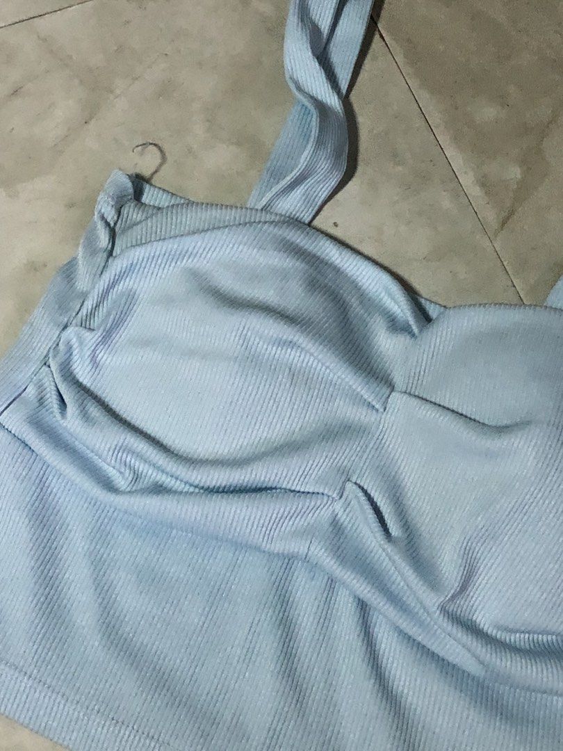 Sky Blue Crop top padded (Category: Others Tops) located in Manila. Submitted by cherub._. (Listing ID 1464533030, Image 2). Description: .