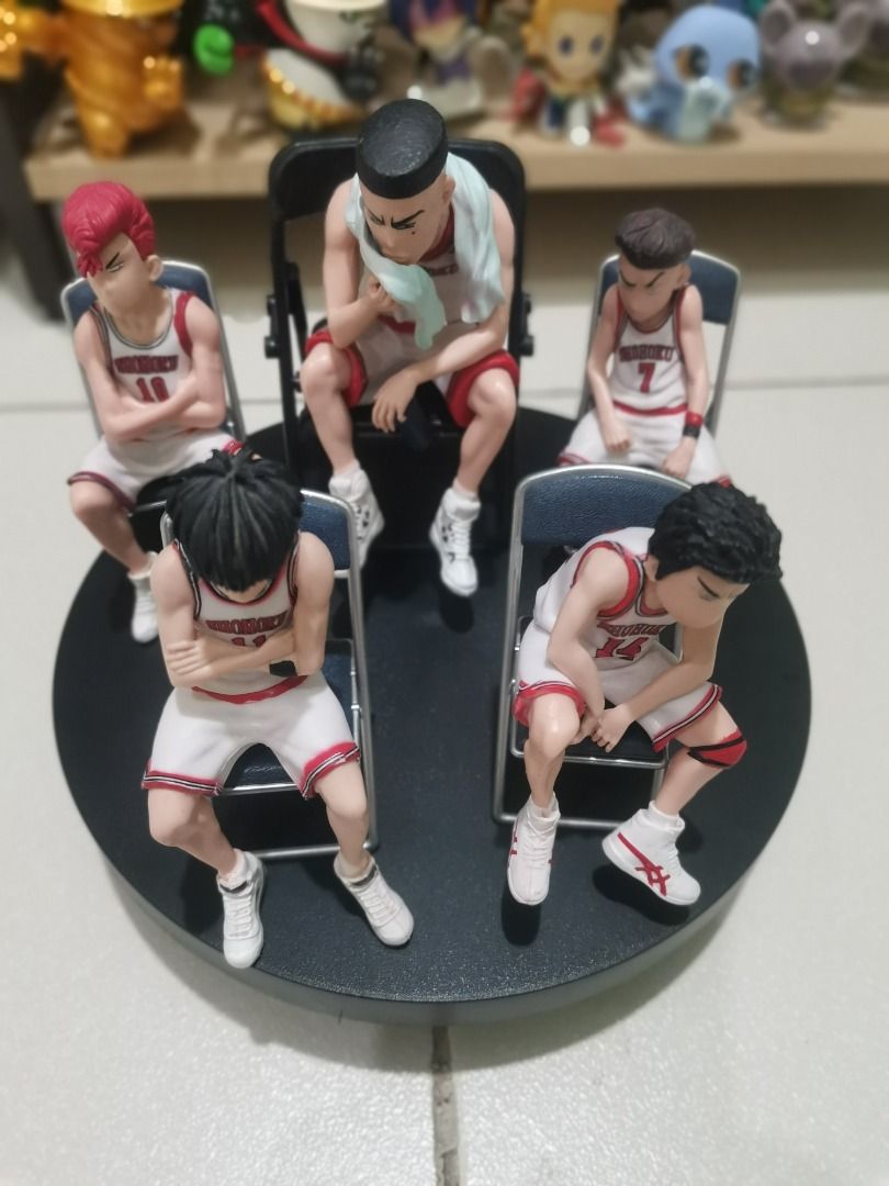 Slamdunk set (Category: Figurines & Statues) located in Tarlac. Submitted by la.figz (Listing ID 1464392224, Image 2). Description: Slamdunk set. Akagi chair replaced Location tarlac .