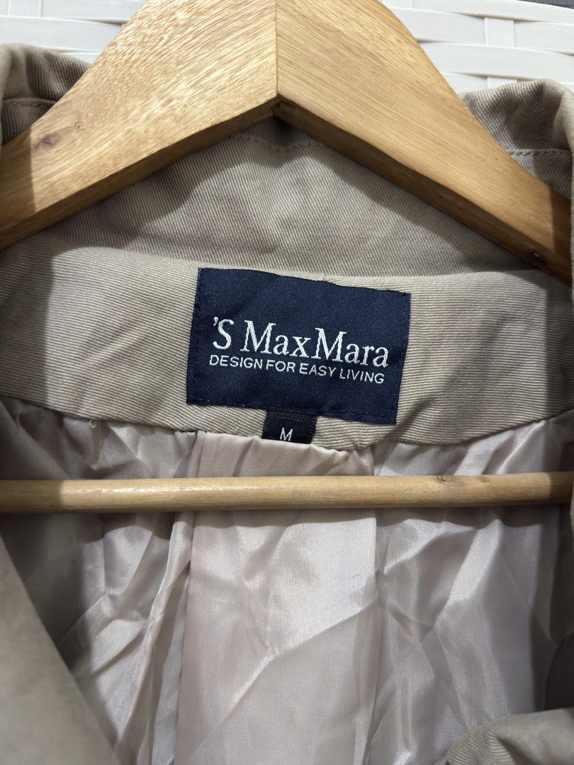 s.max Mara Trench Coat (Category: Coats, Jackets and Outerwear) located in Santa Cruz. Submitted by hongkongmarketph (Listing ID 1464530928, Image 3). Description: excellent condition makapal, mabigat tela size medium 23 width / 33 length .