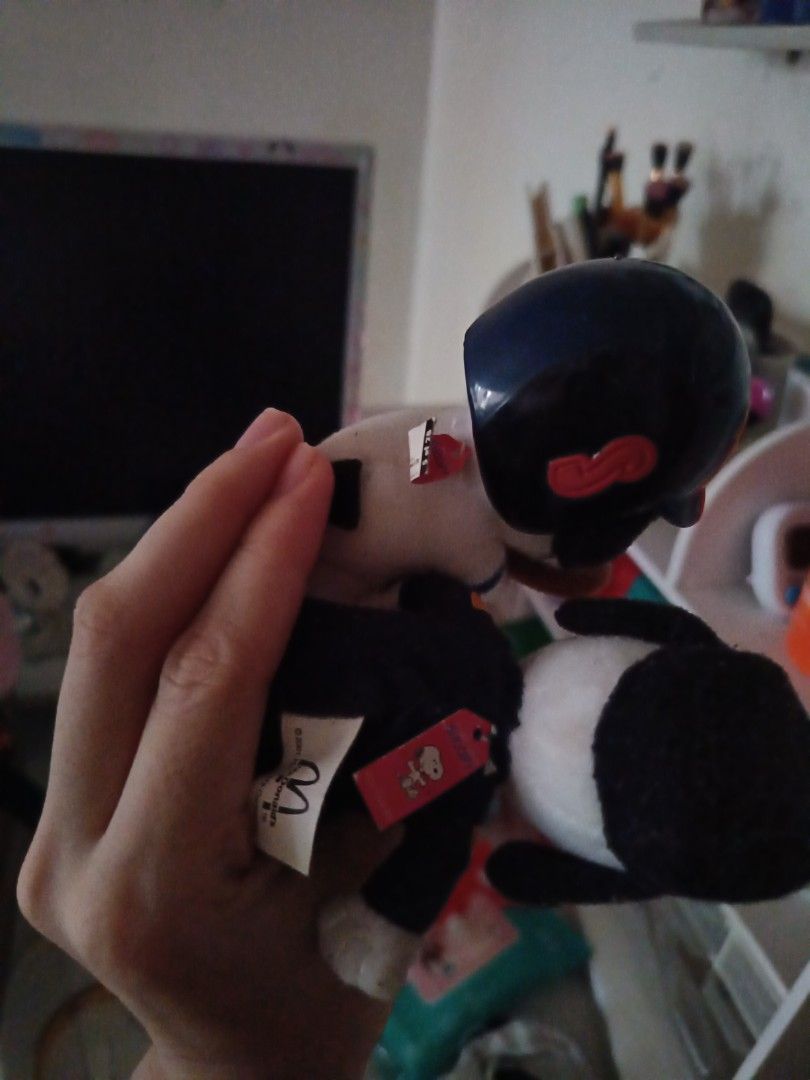 Snoopy Plush Toys - Firefighter & Baseball Player (Category: Plushies & Soft Toys) located in Guagua. Submitted by mxrll (Listing ID 1464443418, Image 2). Description: Snoopy mini plushie cashg jnt courier.