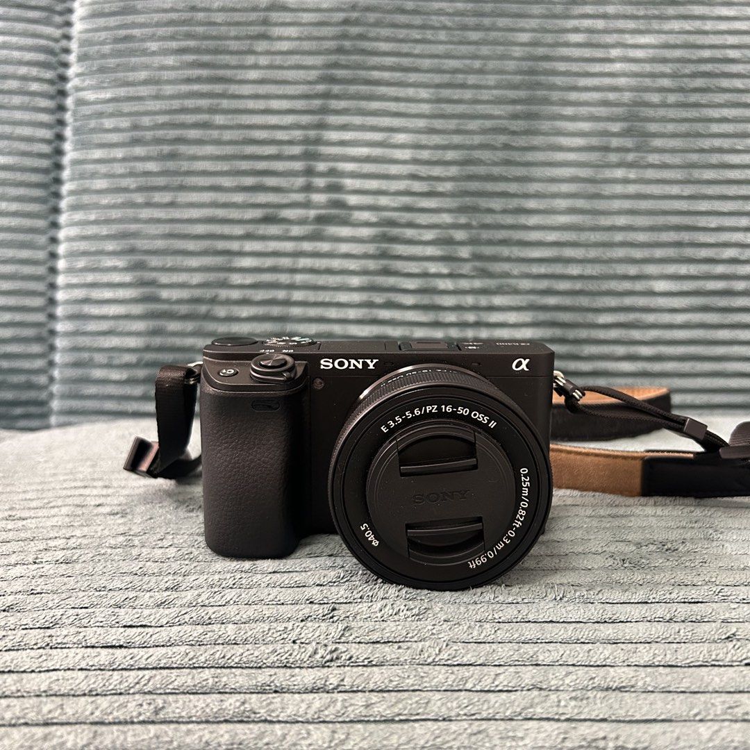 Sony Alpha a6000 Mirrorless Camera with 16-50mm Lens (Category: Cameras) located in Cavite. Submitted by _schmyla (Listing ID 1464402434, Image 2). Description: - Sony Alpha a6000 mirrorless camera - Comes with Sony E PZ 16-50mm f/3.5-5.6 OSS lens - Includes original strap -RFS: need funds ASAP -1 month old palang sakin .