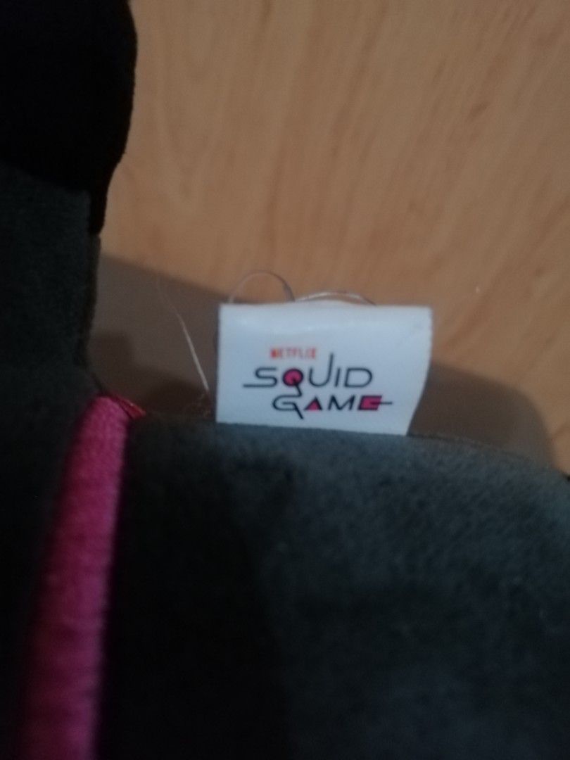 Squid Game plushies (Category: Designer & Blind Box Toys) located in Quezon City. Submitted by goldencity1964 (Listing ID 1464358982, Image 3). Description: Netflixs Squid Game plushie Authentic Original with Tag markings Good as new.... Mabigat WYSIWYG Scan pic please.