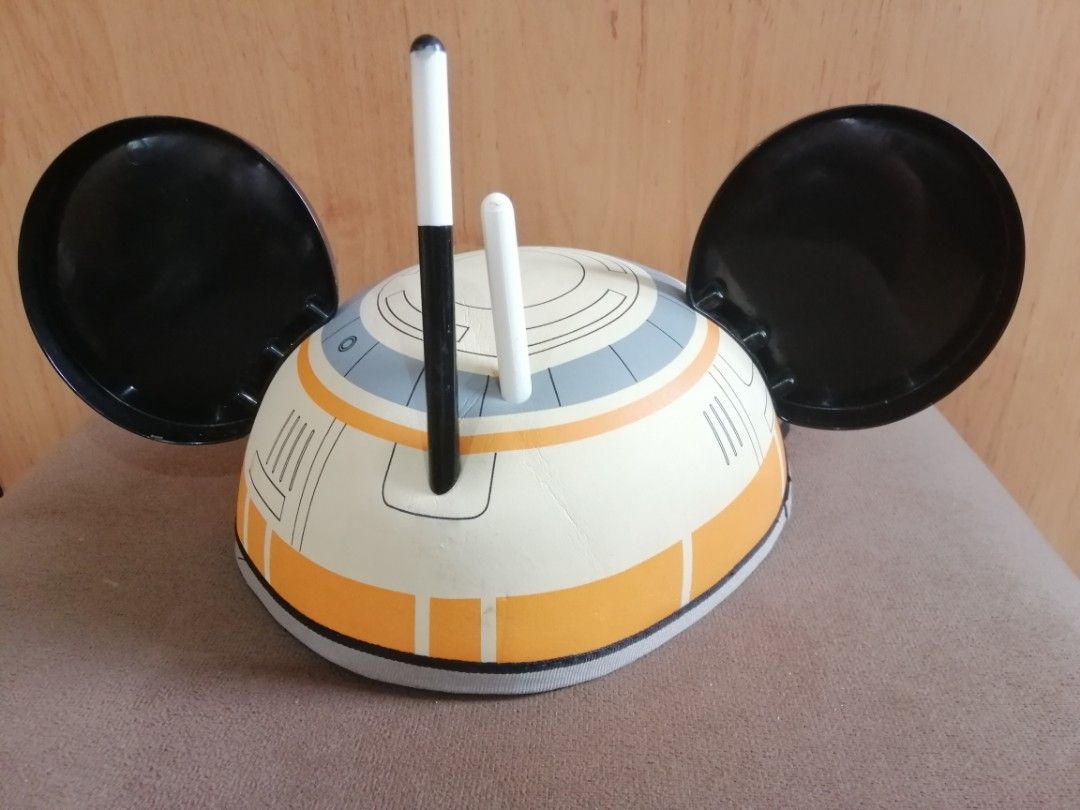 STAR WARS BB-8 X MICKEY EARS DROID CAP (Category: Character Goods) located in Quezon City. Submitted by goldencity1964 (Listing ID 1464360273, Image 2). Description: Selling this nice looking Disney Parks Star Wars BB-8 with Mickey Ears cap Size : ADULT ATUHTENTIC ORIGINAL HAS STAR WARS TAG WYSIWYG. SCAN PICS PLEASE.