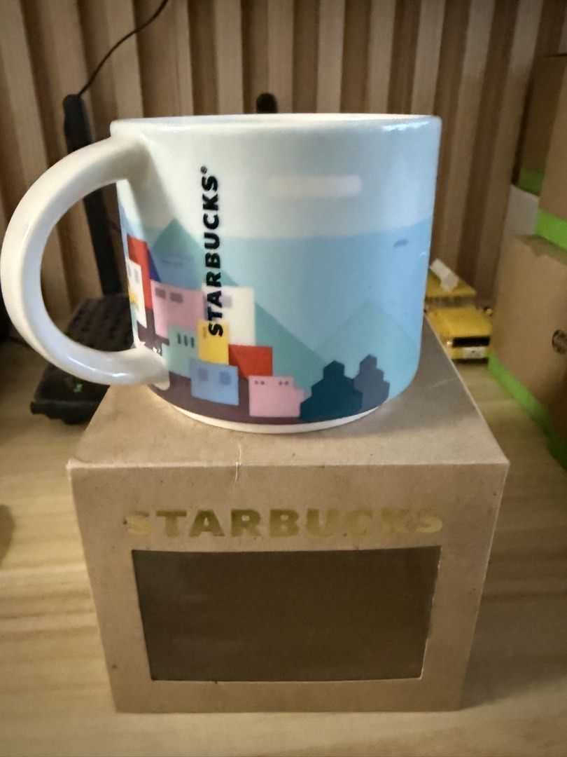 Starbucks Busan Cityscape Mug (Category: Coffee & Tea Tableware) located in Quezon City. Submitted by glads.11 (Listing ID 1464436153, Image 2). Description: - RFS: Decluttering - 1,500 - with Box and SKU .