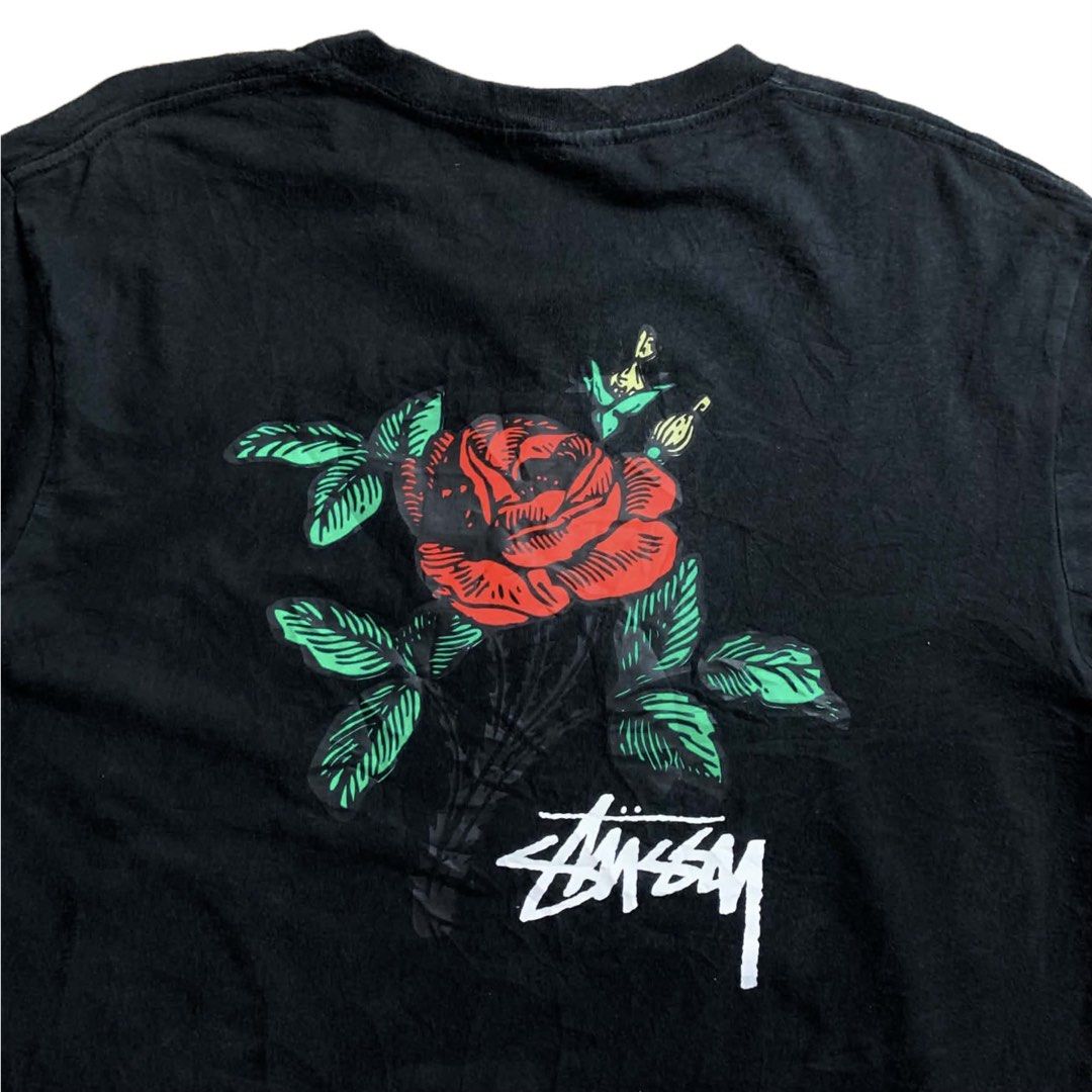 Stussy Graphic tee (Category: Tshirts & Polo Shirts ) located in Mogpog. Submitted by thriftfellas (Listing ID 1464398038, Image 3). Description: Stussy Graphic tee good condition color rate:9/10 dimes: W20 L26.5 medium on tag No issue.