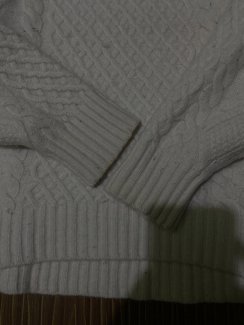 Sunday Best Cable Knit Peggy Sweater (Category: Coats, Jackets and Outerwear) located in Bansalan. Submitted by cjs_thrift (Listing ID 1464554931, Image 3). Description: - MEDIUM - DIMENSIONS: 21 by 25 - COLOR RATE:9.5/10 - VERY GOOD CONDITION - NO ISSUE - COMPLETE TAGS - NEED WASH.
