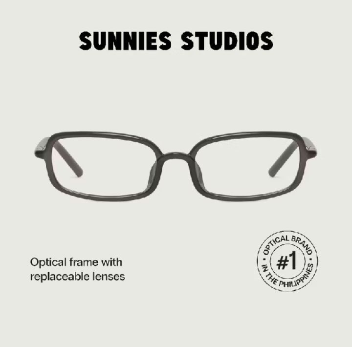 Sunnies Studios Oliver in Dark Smoke (Category: Vision Care) located in Manila. Submitted by varsier (Listing ID 1464434445, Image 1). Description: got it for ₱1,995 just kept inside a closet, only tried once for the shape but ultimately didn't use it afterwards. comes with the free eye test and case. price can be negotiable! rfs: student funds buyer shoulders df mop: bpi, gcash mod: lalamove, ggx ( j&t if possible).