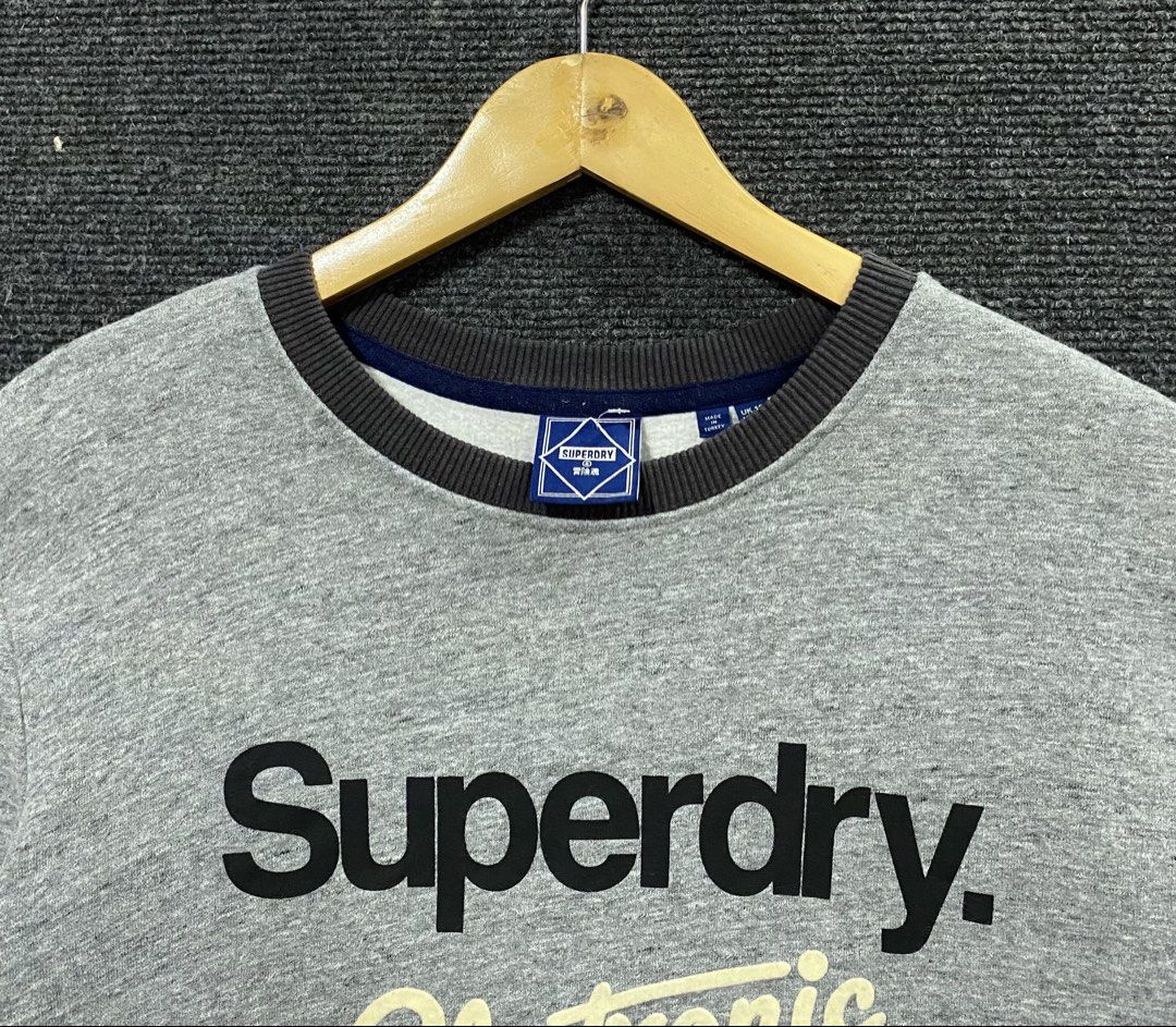 Superdry Electronic Inc sweatshirt crew neckline (Category: Coats, Jackets and Outerwear) located in Pozorrubio. Submitted by thrifttownph (Listing ID 1464381383, Image 3). Description: Superdry Electronic Inc sweatshirt crew neckline Size:Large Dimes:25x28 No issues Color rate:9:8/10 Good condition.