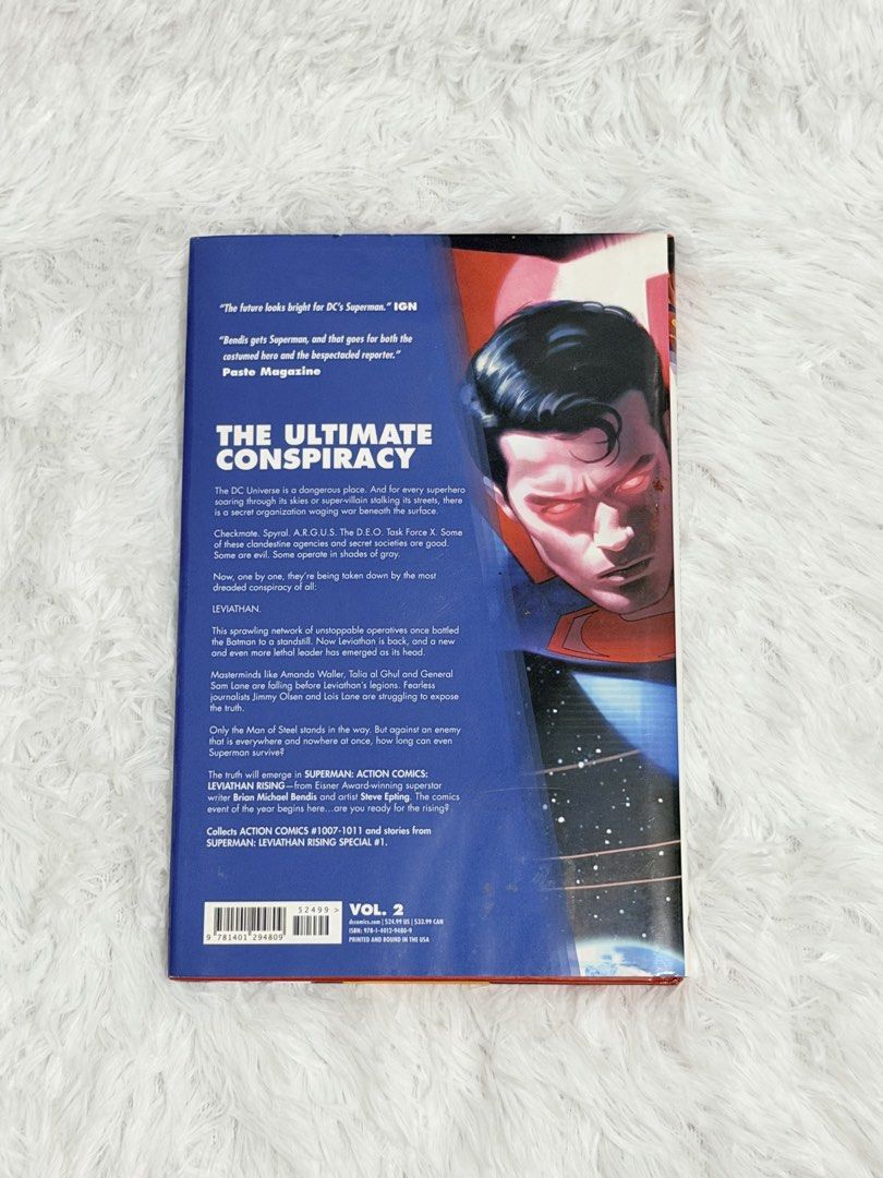 SUPERMAN ACTION COMICS: LEVIATHAN RISING Volume 2 - WELL USED (Category: Comics & Manga) located in Malolos. Submitted by jnrreadershavenbooks (Listing ID 1464474832, Image 2). Description: ✅SECONDHAND REGULAR SIZED HARDCOVER Edition Comics!!! ✅DC COMICS: Action Comics Leviathan Rising Vol. 2 ✅Imported from USA. ✅Buyer shoulders the shipping cost. ✅Mode of Payment: Gcash/BPI/GoTyme/Maya/Maribank ✅Delivery via LBC/J&T Express (or you may book Lala