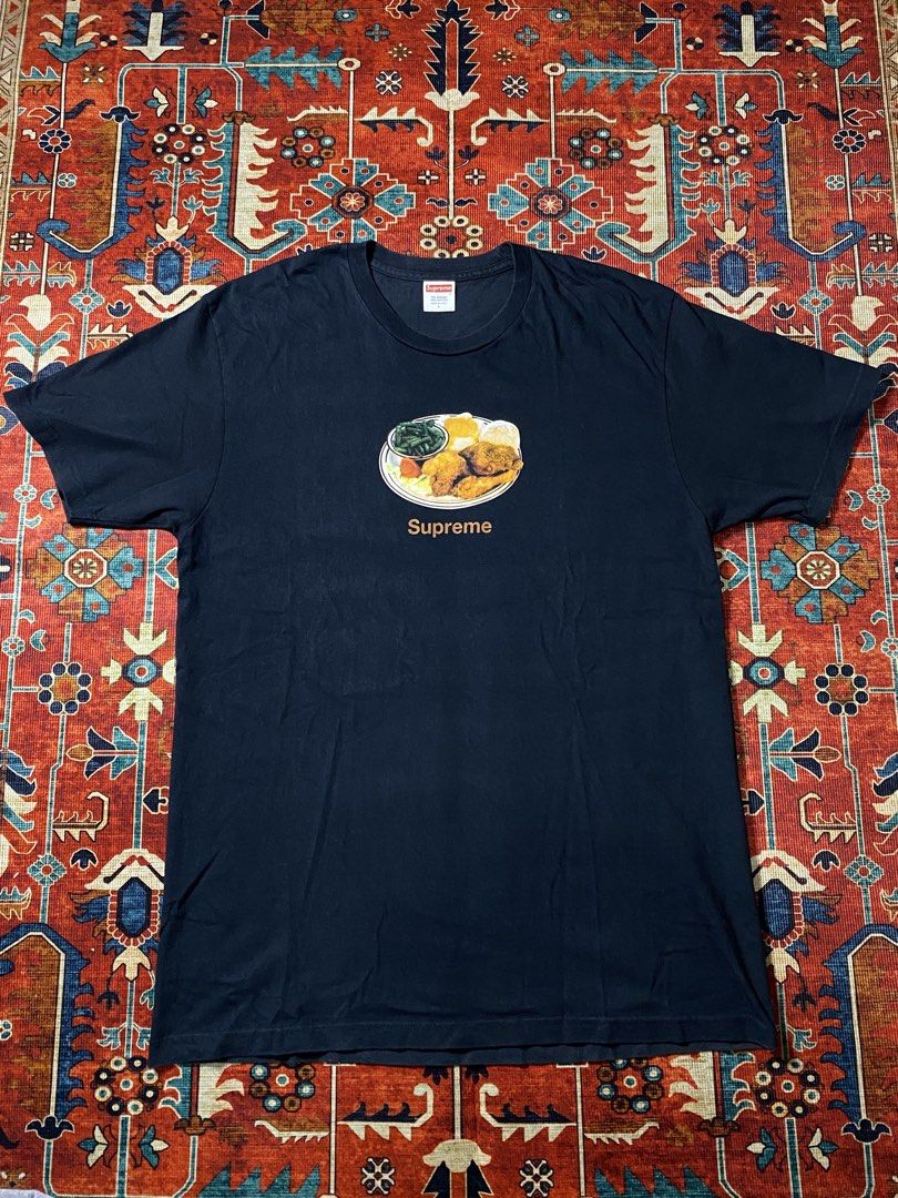 SUPREME CHICKEND DINNER TEE (Category: Tshirts & Polo Shirts ) located in Antipolo. Submitted by asiansnot613 (Listing ID 1464483732, Image 1). Description: wts supreme chicken dinner tee large | used - good authentic 1.3k shipped dm for more details. antipolo city, rizal📌.
