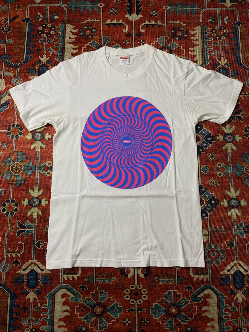 SUPREME X SPITFIRE TEE (Category: Tshirts & Polo Shirts ) located in Antipolo. Submitted by asiansnot613 (Listing ID 1464484401, Image 1). Description: wts supreme spitfire classic swirl tee 18x27 | used - good authentic 1.4k shipped dm for more details. antipolo city, rizal📌.