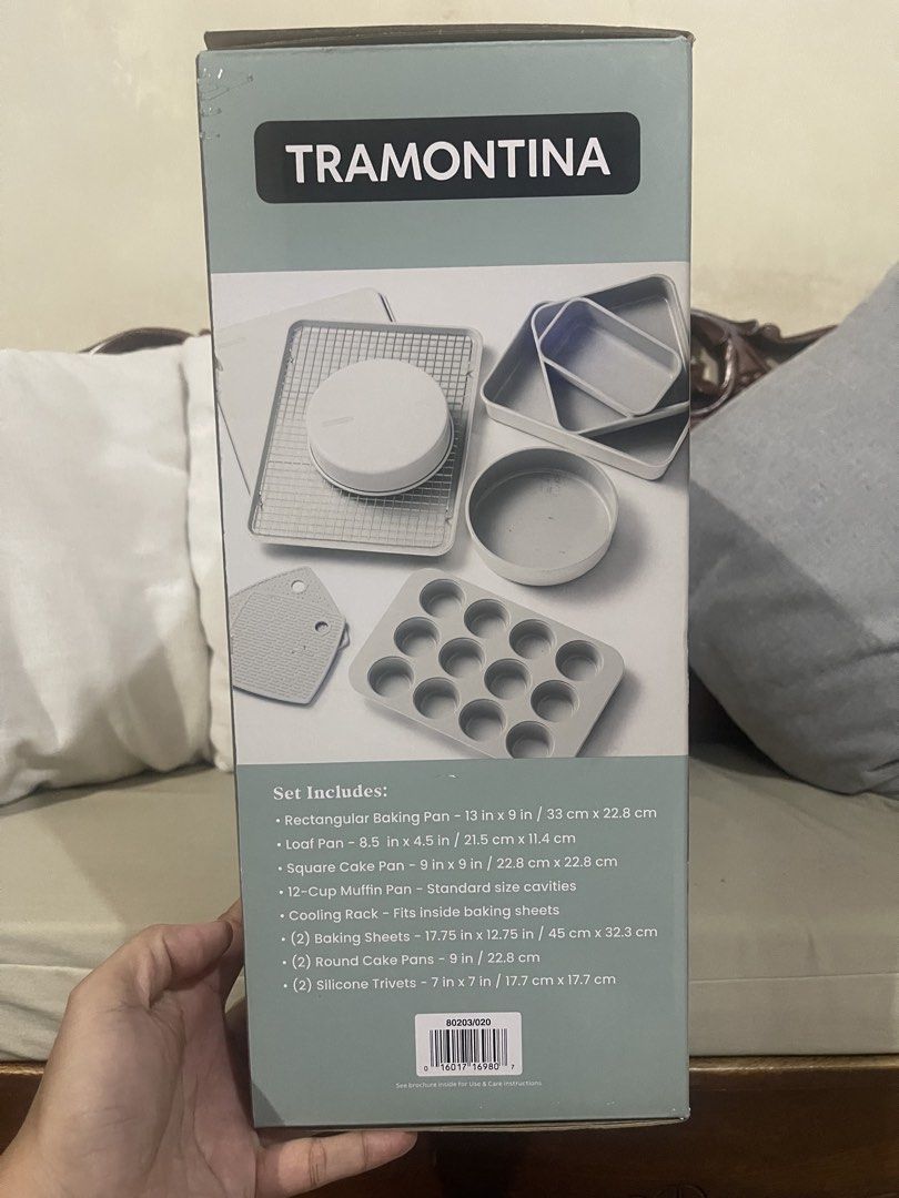 Taramontina Ceramic Bakeware Set (Category: Breadmakers) located in Cavite. Submitted by lalavs08 (Listing ID 1464380766, Image 2). Description: Brand New Taramontina Ceramic Bakeware Set 9pc.