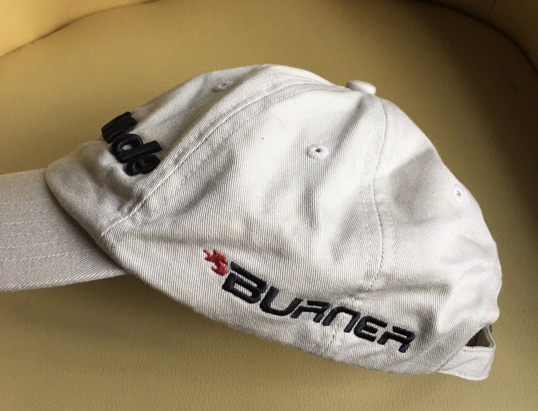 Taylor Made Burner R7 Cap (Category: Caps & Hats) located in Tarlac. Submitted by greatfindstrlc (Listing ID 1464357299, Image 2). Description: For both baseball and golf, light colored cotton cap with black woven label with TaylorMade and Tmax Gear co-branding. Generally old and in good condition only needs to be somehow cleaned to be perfect..